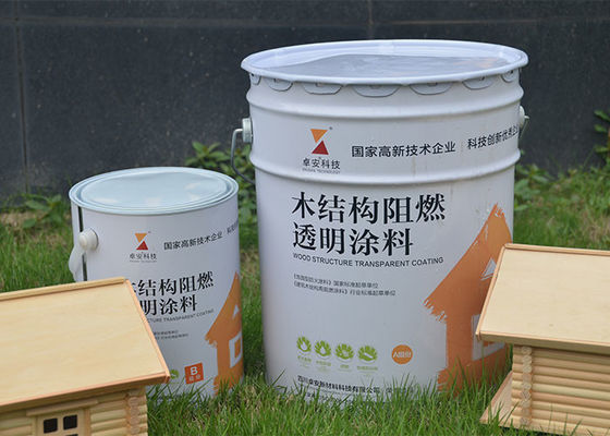 चीन बाहरी लकड़ी लकड़ी के पर्यावरण ओएसबी के लिए 15 मिनट 0.3 मिमी पानी आधारित अग्निरोधी पेंट आपूर्तिकर्ता