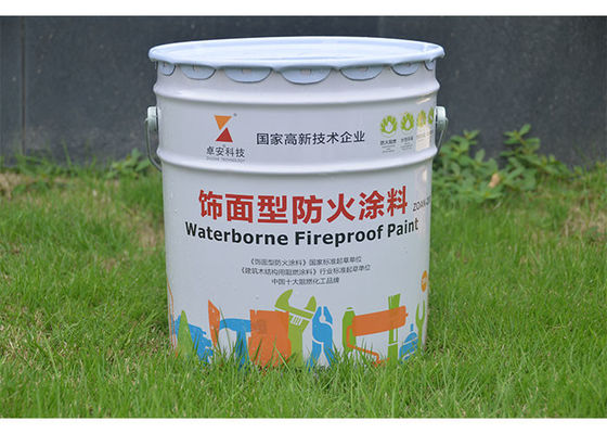 चीन प्लाईवुड दीवारों ओएसबी एसपीएफ़ के लिए 30 मिनट फायरप्रूफिंग व्हाइट फायर रिटार्डेंट पेंट आपूर्तिकर्ता